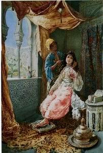 unknow artist Arab or Arabic people and life. Orientalism oil paintings 132 oil painting picture